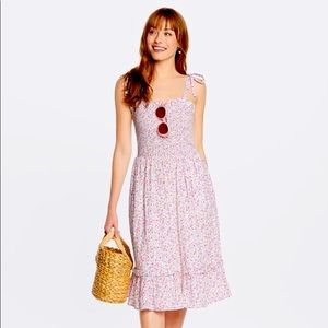 Draper James smocked midi dress